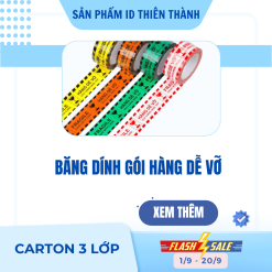 Băng Dính Gói Hàng Dễ Vỡ