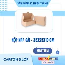 Hộp Nắp Gài - 35x25x10 cm