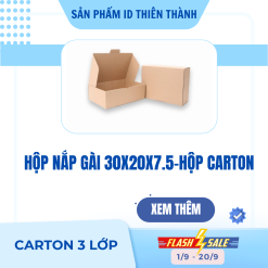Hộp Nắp Gài 30x20x7.5-Hộp Carton