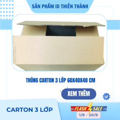 Thùng carton Thiên Thành 3 lớp 60x40x40 cm